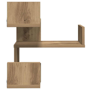 Γωνιακό ράφι τοίχου Δρυς τεχνίτης 40x40x49,5 cm - Pakobazaar