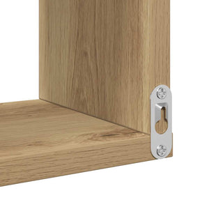 Γωνιακό ράφι τοίχου Δρυς τεχνίτης 40x40x49,5 cm - Pakobazaar