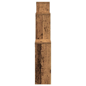 Ράφι τοίχου Παλιό ξύλο 80x15x78,5 cm Κατασκευασμένο ξύλο