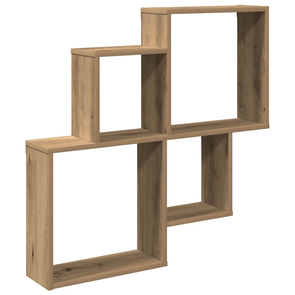 Ράφι τοίχου Artisan Oak 80x15x78,5 cm Κατασκευασμένο ξύλο
