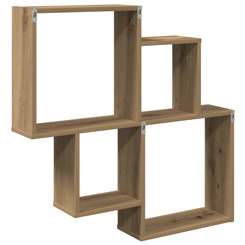 Ράφι τοίχου Artisan Oak 80x15x78,5 cm Κατασκευασμένο ξύλο