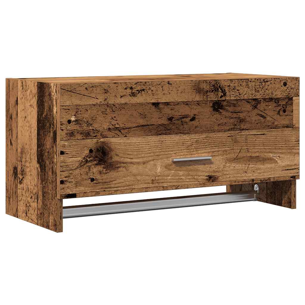Ντουλάπα παλαιού ξύλου 70x32,5x35 cm Ξύλινο μηχανουργικό ξύλο