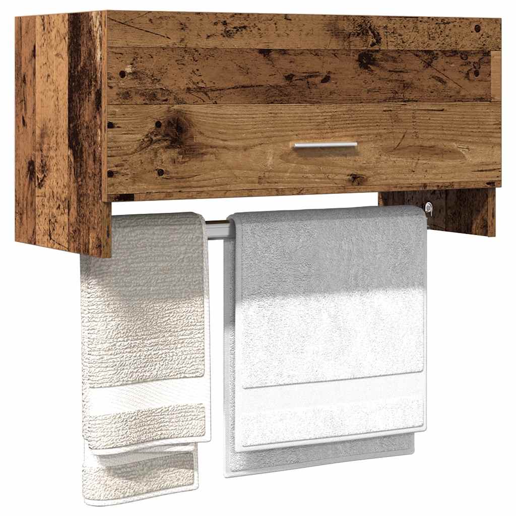 Ντουλάπα παλαιού ξύλου 70x32,5x35 cm Ξύλινο μηχανουργικό ξύλο
