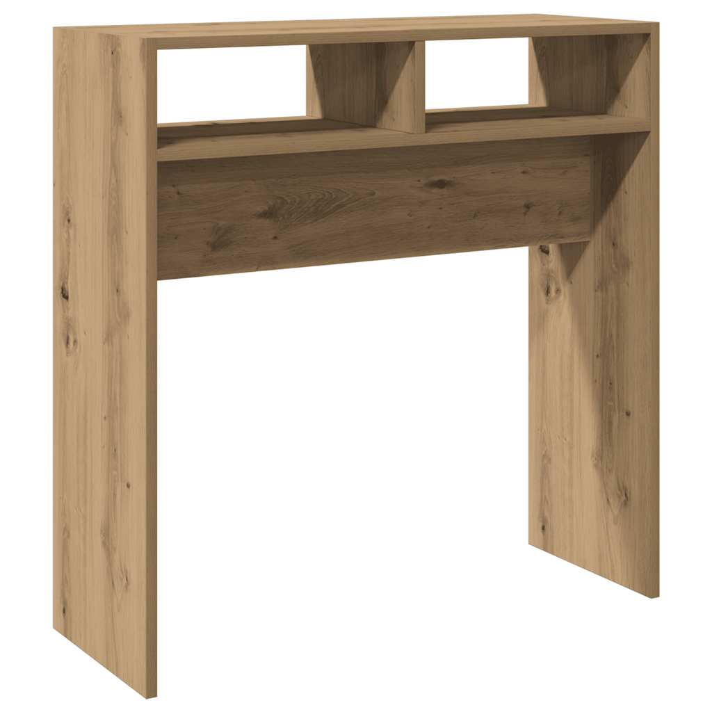 Τραπέζι Κονσόλα Αρτισιανή Δρυς 78x30x80 εκ Επεξεργασμένο Ξύλο