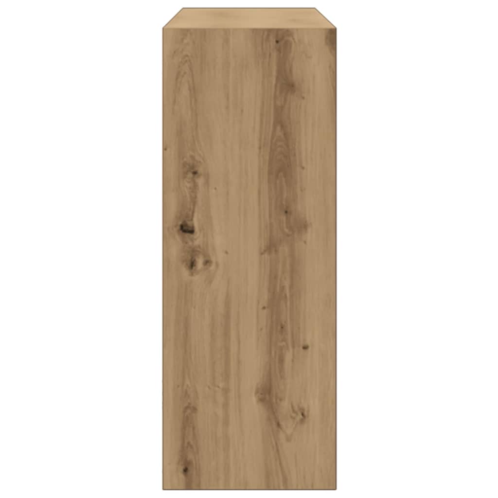 Τραπέζι Κονσόλα Αρτισιανή Δρυς 78x30x80 εκ Επεξεργασμένο Ξύλο