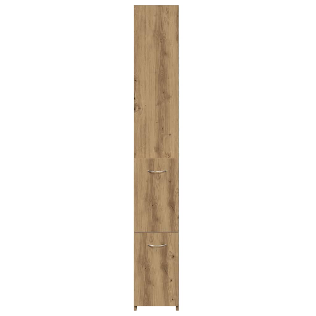 Ντουλάπι μπάνιου Δρυς τεχνίτης 25x25x170 cm Κατασκευασμένο ξύλο - Pakobazaar