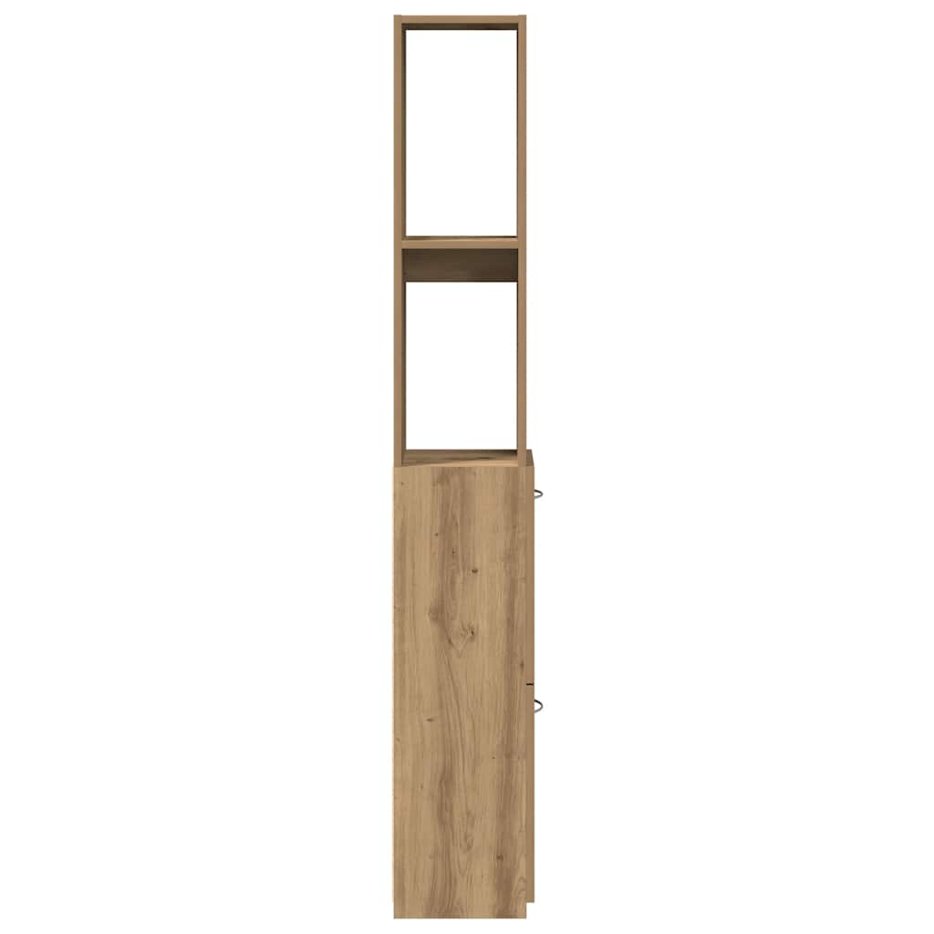 Ντουλάπι μπάνιου Δρυς τεχνίτης 25x25x170 cm Κατασκευασμένο ξύλο - Pakobazaar