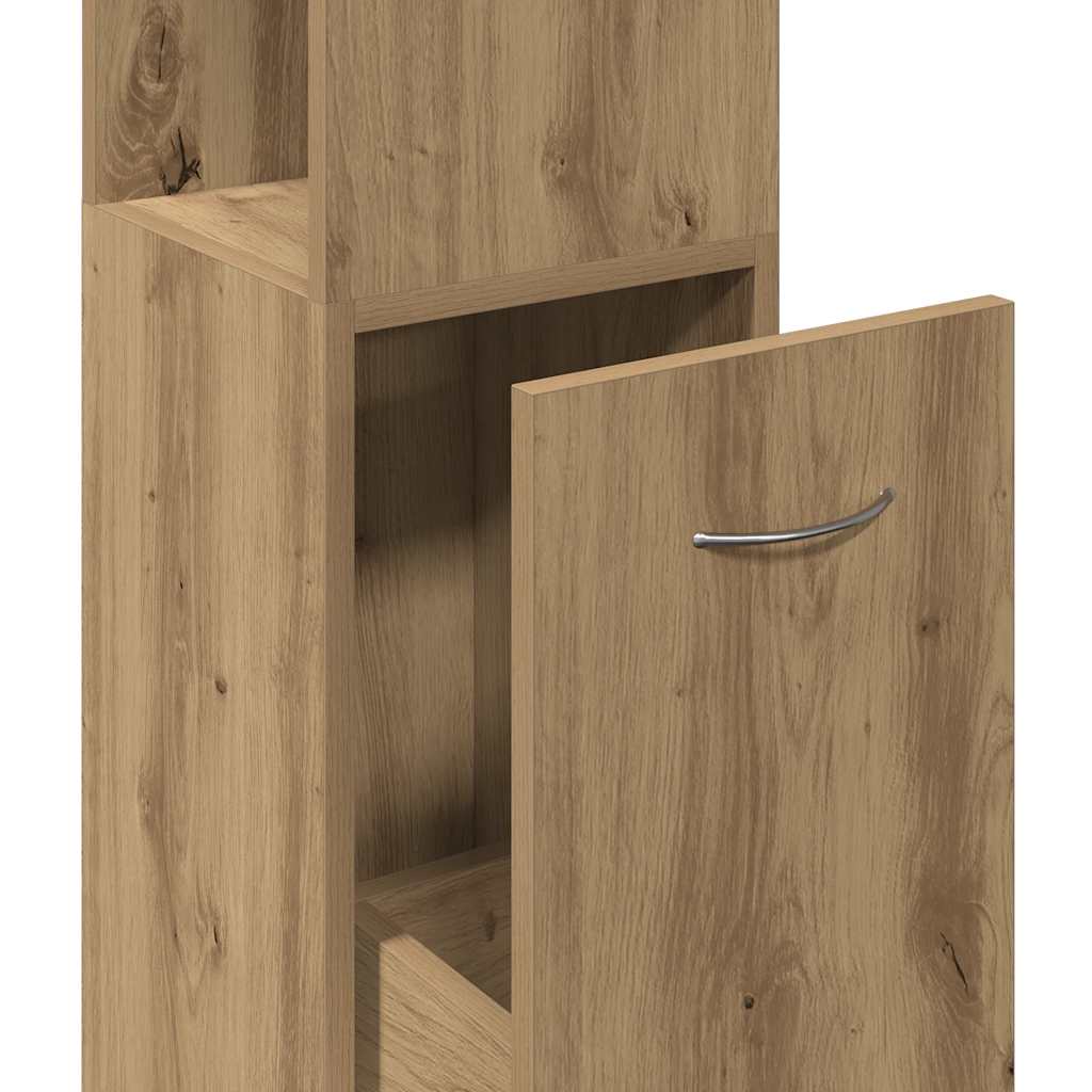 Ντουλάπι μπάνιου Δρυς τεχνίτης 25x25x170 cm Κατασκευασμένο ξύλο - Pakobazaar