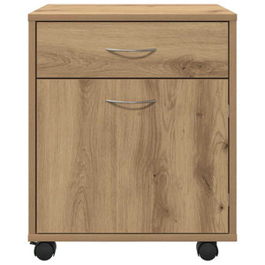 Τροχήλατο ντουλάπι Artisan Oak 45x38x54 cm Κατασκευασμένο ξύλο - Pakobazaar