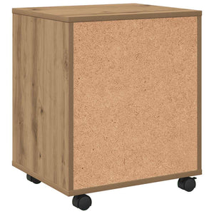 Τροχήλατο ντουλάπι Artisan Oak 45x38x54 cm Κατασκευασμένο ξύλο - Pakobazaar