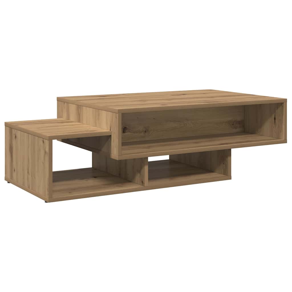 Τραπεζάκι Σαλονιού Artisan Δρυς 105x55x32 εκ Επεξεργασμένο Ξύλο - Pakobazaar