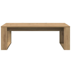 Τραπεζάκι Σαλονιού Artisan Δρυς 102x50x35 εκ Επεξεργασμένο Ξύλο - Pakobazaar