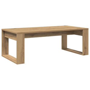 Τραπεζάκι Σαλονιού Artisan Δρυς 102x50x35 εκ Επεξεργασμένο Ξύλο - Pakobazaar