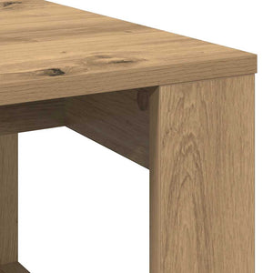 Τραπεζάκι Σαλονιού Artisan Δρυς 102x50x35 εκ Επεξεργασμένο Ξύλο - Pakobazaar