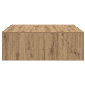 Τραπεζάκι Σαλονιού Artisan Δρυς 100x100x35 εκ. Επεξ. Ξύλο