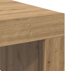 Τραπεζάκι Σαλονιού Artisan Δρυς 100x100x35 εκ. Επεξ. Ξύλο