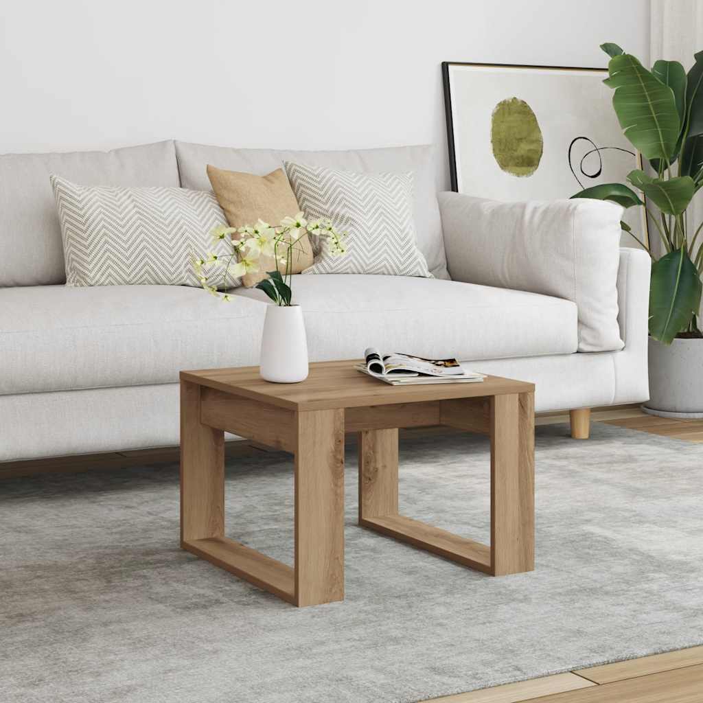 Βοηθητικό Τραπέζι Artisan Δρυς 50 x 50 x 35 εκ. Επεξ. Ξύλο - Pakobazaar