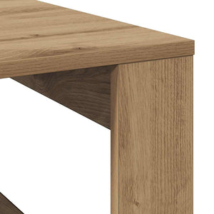 Τραπεζάκι Σαλονιού Artisan Δρυς 100x100x35 εκ. Επεξ. Ξύλο