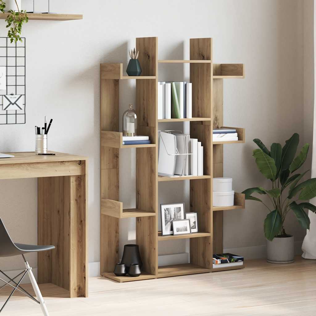 Ντουλάπι βιβλίων Artisan Oak 86x25,5x140 cm Ξύλο μηχανής - Pakobazaar