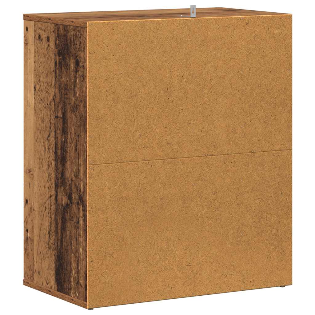 Παπουτσοθήκη Παλιό Ξύλο 60 x 35 x 70 εκ. από Μοριοσανίδα - Pakobazaar