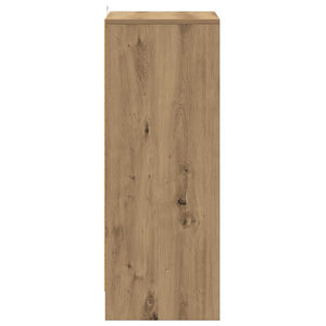 Παπουτσοθήκη Αρτισιανή Δρυς 60x35x92 εκ. Επεξεργασμένο Ξύλο