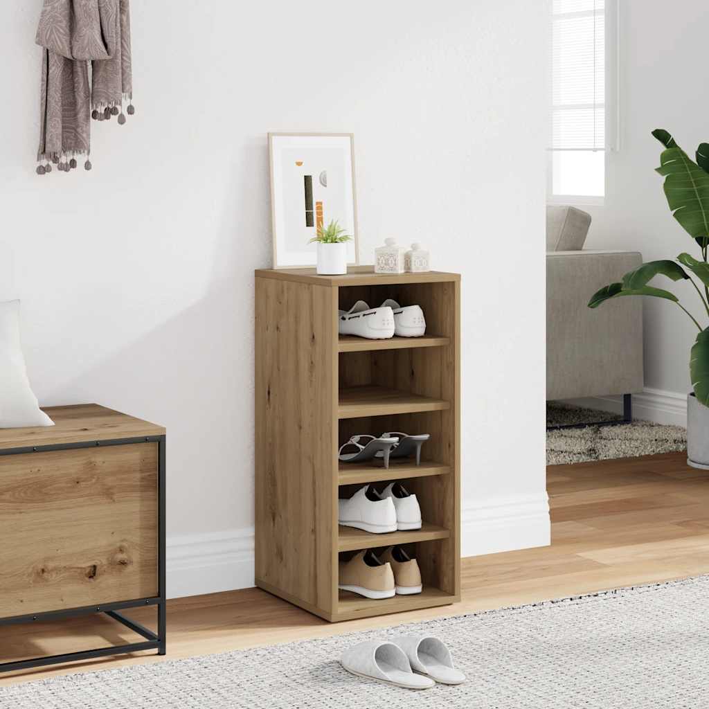 Παπουτσοθήκη Τεχνίτης Δρυς 32x35x70 εκ. από Επεξεργασμένο Ξύλο - Pakobazaar