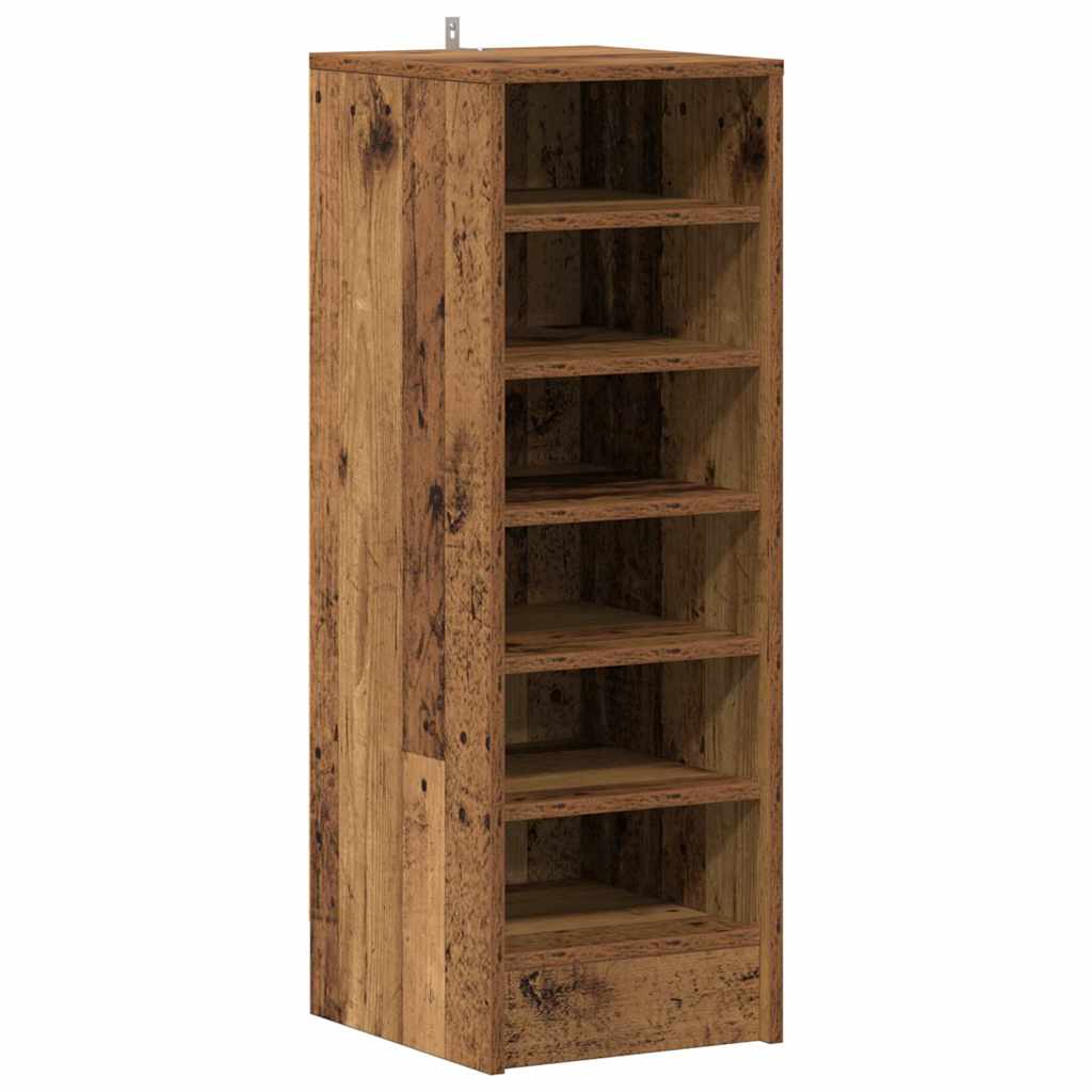 ντουλάπι παπουτσιών  Παλιό ξύλο 32x35x92 cm Κατασκευασμένο ξύλο
