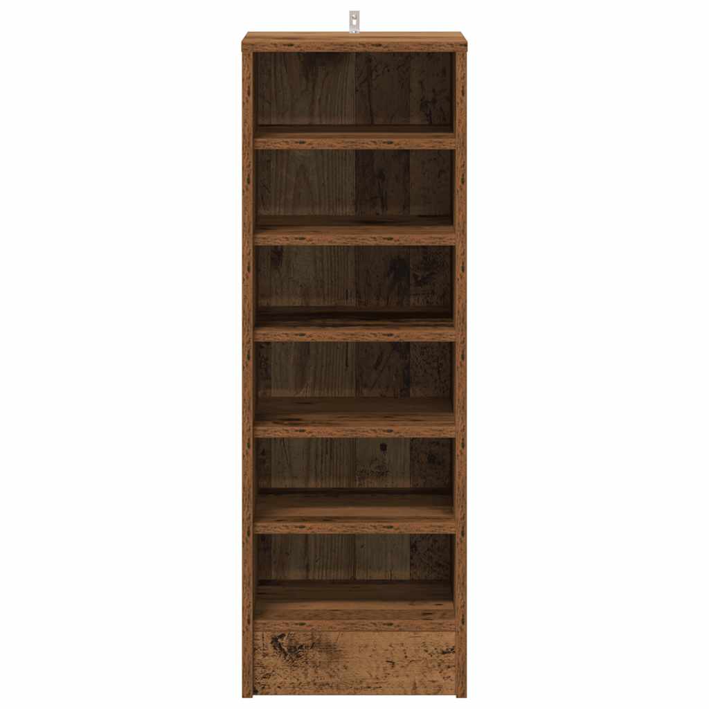 ντουλάπι παπουτσιών  Παλιό ξύλο 32x35x92 cm Κατασκευασμένο ξύλο