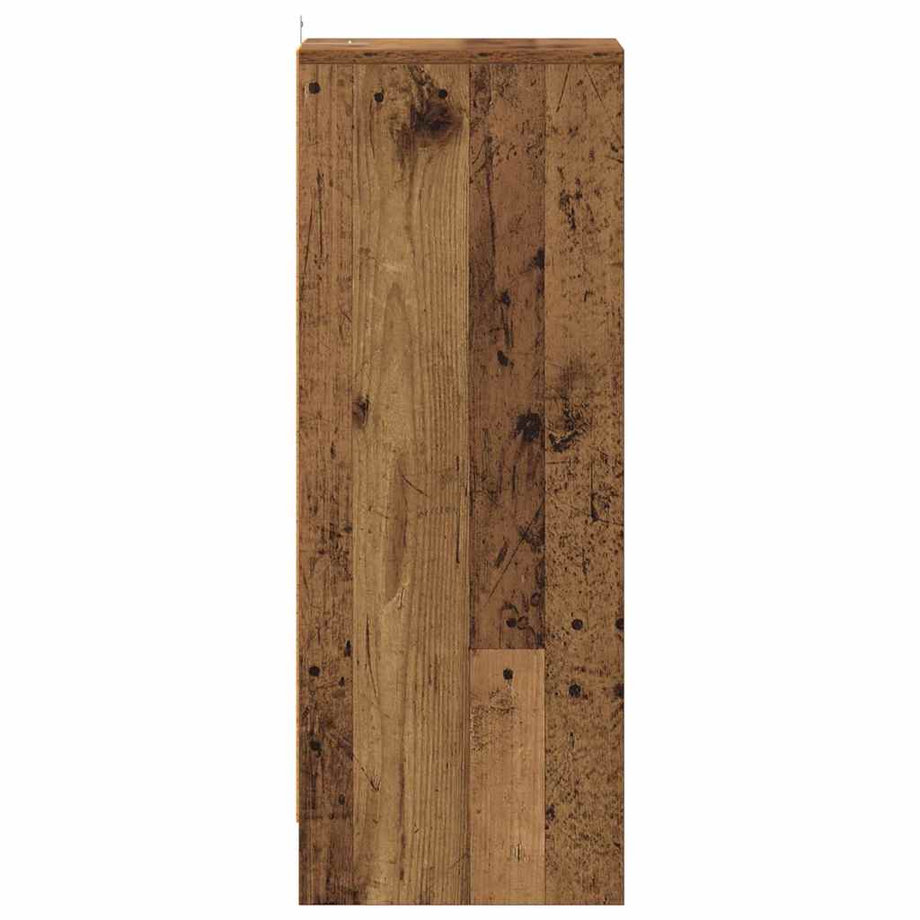 ντουλάπι παπουτσιών  Παλιό ξύλο 32x35x92 cm Κατασκευασμένο ξύλο