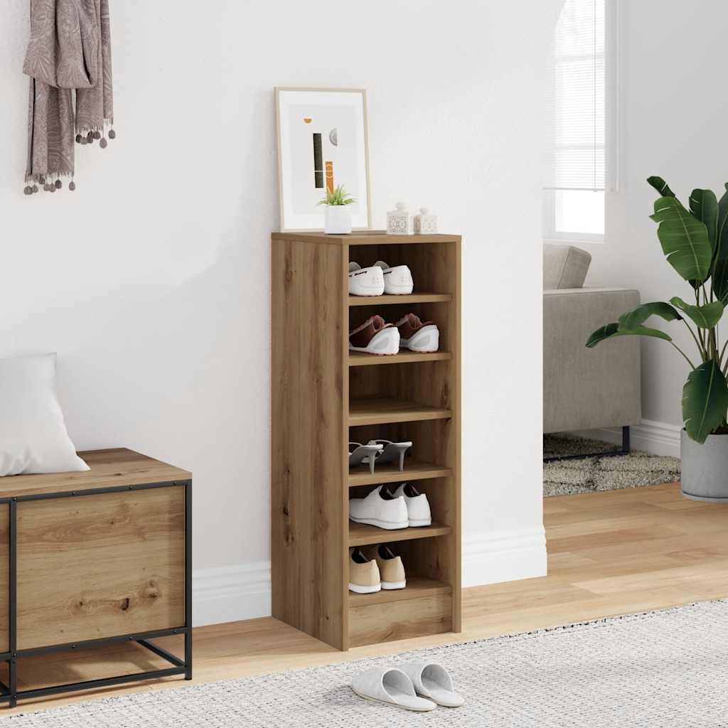 Ντουλάπι παπουτσιών Artisan Oak 32x35x92 cm Κατασκευασμένο ξύλο