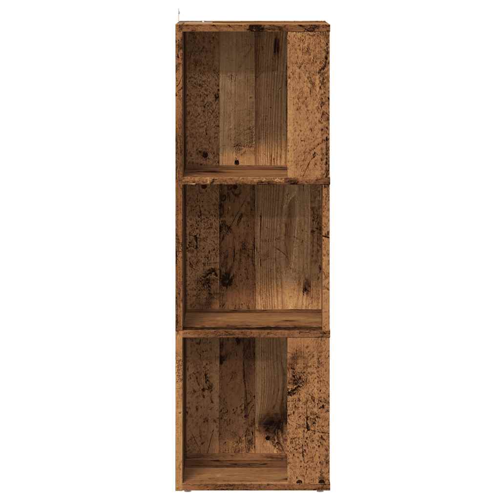 Γωνιακό ντουλάπι παλιό ξύλο 33x33x100 cm Ξύλο μηχανής - Pakobazaar