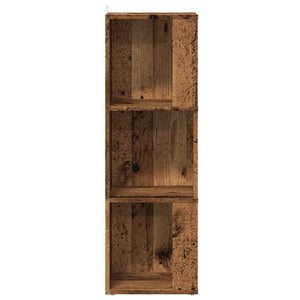 Γωνιακό ντουλάπι παλιό ξύλο 33x33x100 cm Ξύλο μηχανής - Pakobazaar