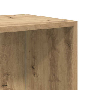 Γωνιακό Έπιπλο Τεχνίτης δρυς 33x33x132 εκ. από Επεξεργ. Ξύλο - Pakobazaar