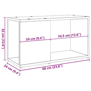 Έπιπλο Τηλεόρασης Τεχνίτης Δρυς 60x24x32 εκ Επεξεργασμένο Ξύλο - Pakobazaar