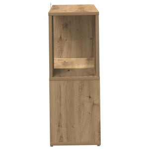 Βιβλιοθήκη Αρτισιανή Δρυς 60 x 24 x 63 εκ. Επεξεργ. Ξύλο