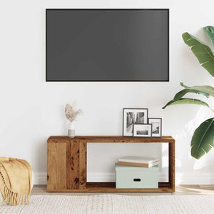 ντουλάπι τηλεόρασης  Παλιό ξύλο 80x24x32cm Κατασκευασμένο ξύλο - Pakobazaar