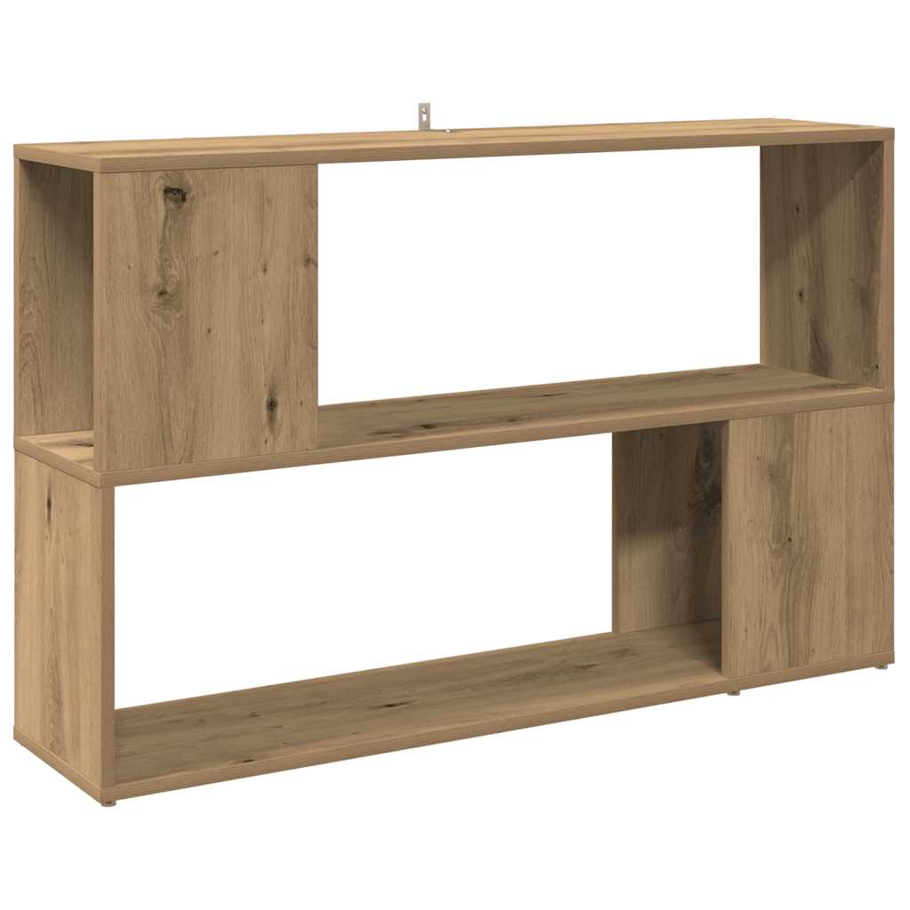 Βιβλιοθήκη Αρτισιανή Δρυς 100x24x63 εκ. Επεξεργ. Ξύλο