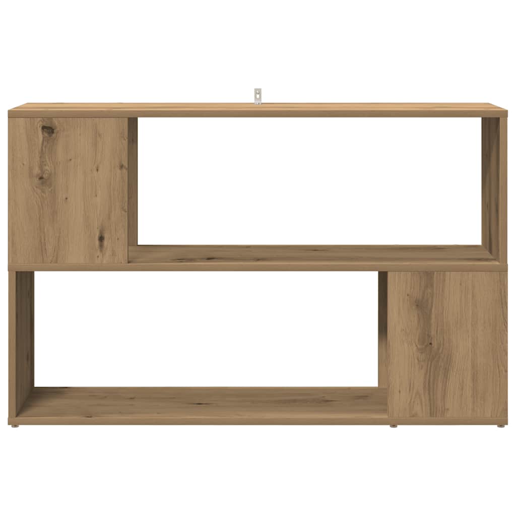 Βιβλιοθήκη Αρτισιανή Δρυς 100x24x63 εκ. Επεξεργ. Ξύλο