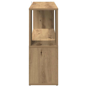 Βιβλιοθήκη Αρτισιανή Δρυς 100x24x63 εκ. Επεξεργ. Ξύλο