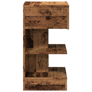 Κομοδίνα 2 τεμάχια Παλιό ξύλο 40x35x65 cm Κατασκευασμένο ξύλο