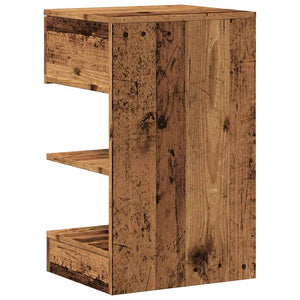 Κομοδίνα 2 τεμάχια Παλιό ξύλο 40x35x65 cm Κατασκευασμένο ξύλο