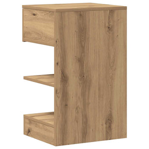 Κομοδίνο ντουλάπι Artisan Oak 40x35x65 cm Κατασκευασμένο ξύλο