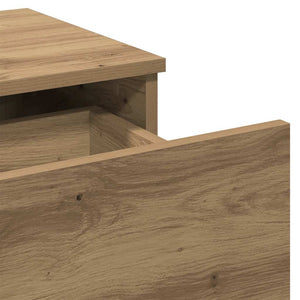 Κομοδίνα 2 τεμάχια Artisan Oak 40x35x65 cm Κατασκευασμένο ξύλο