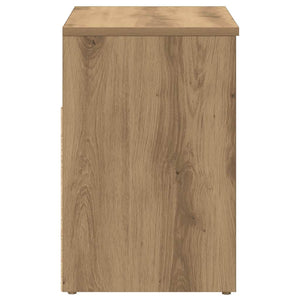 Πάγκος Παπουτσιών τεχνίτης Δρυς 60x30x45 εκ. Επεξεργασμένο Ξύλο - Pakobazaar
