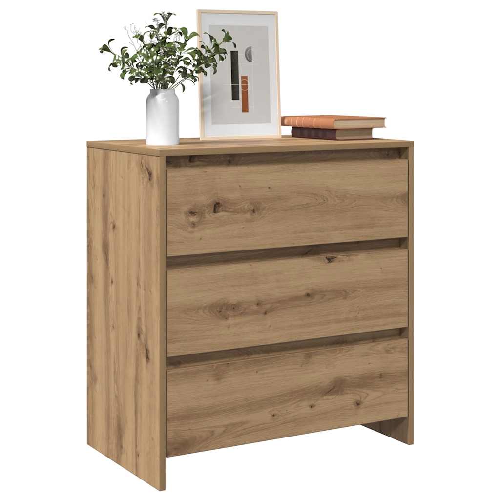 Μπουφές Artisan Δρυς 70x41x75 εκ. από Επεξεργασμένο Ξύλο - Pakobazaar