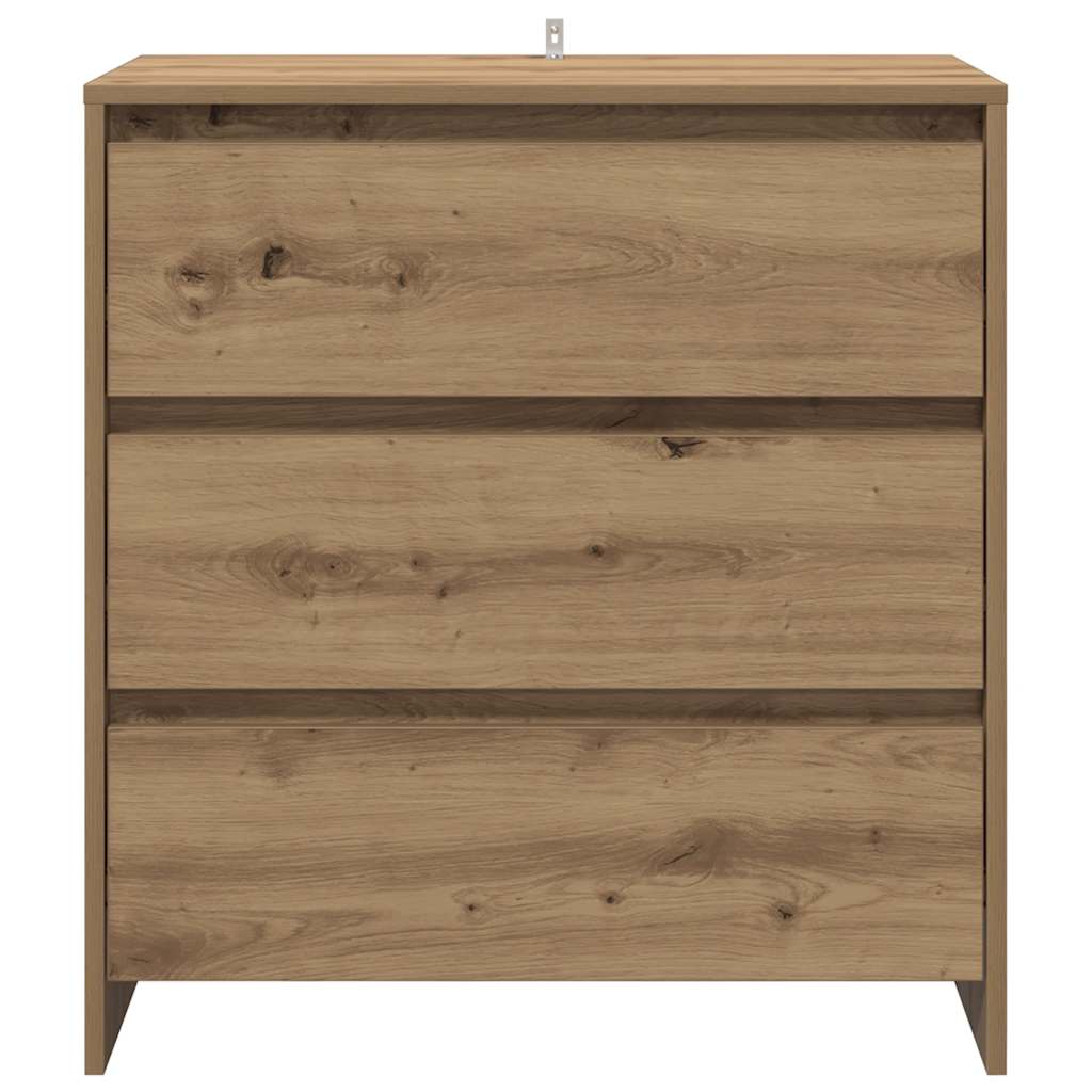 Μπουφές Artisan Δρυς 70x41x75 εκ. από Επεξεργασμένο Ξύλο - Pakobazaar