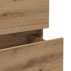 Μπουφές Artisan Δρυς 70x41x75 εκ. από Επεξεργασμένο Ξύλο - Pakobazaar