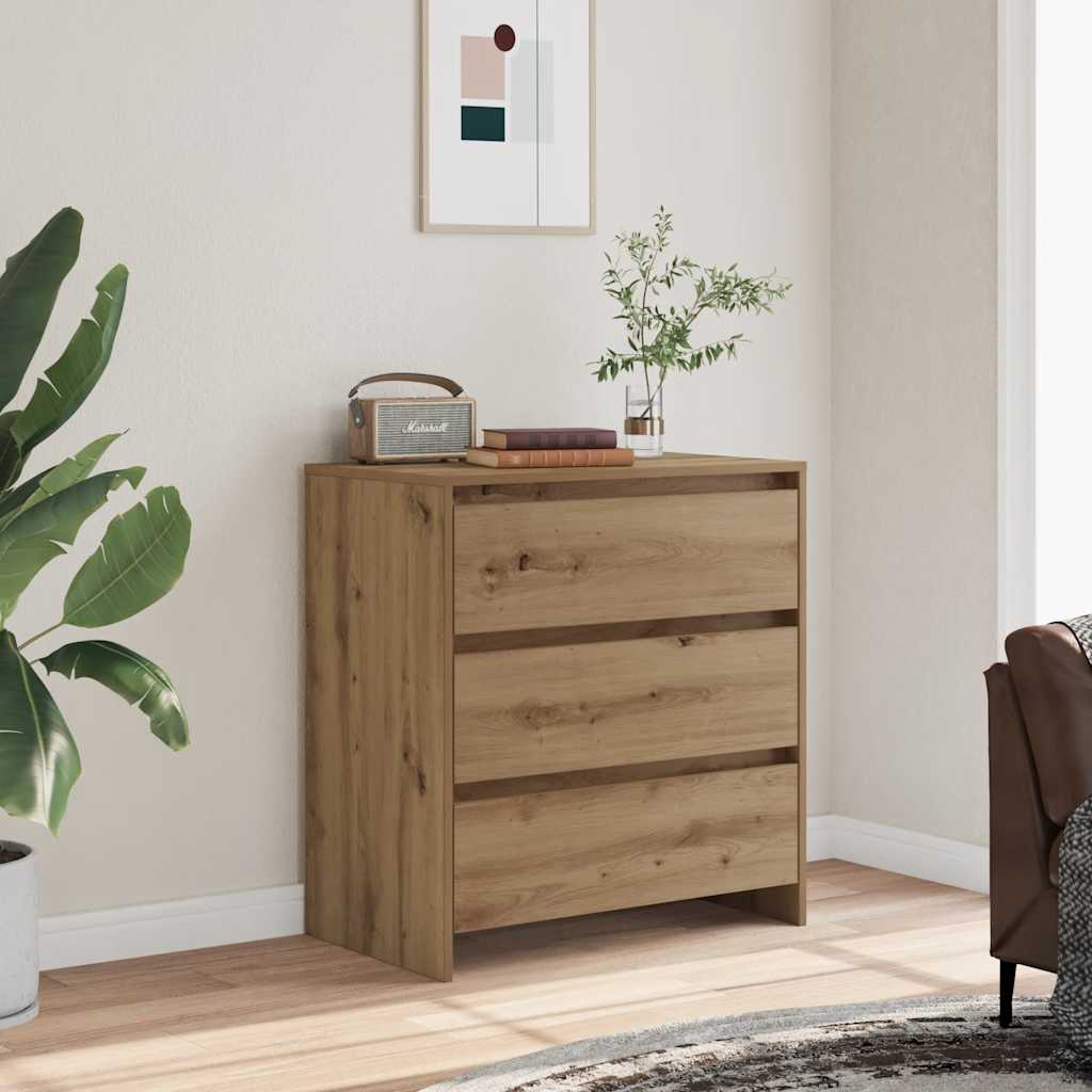 Μπουφές Artisan Δρυς 70x41x75 εκ. από Επεξεργασμένο Ξύλο - Pakobazaar