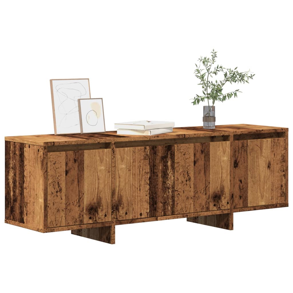 Έπιπλο Τηλεόρασης Παλιό Ξύλο 120x30x40,5 εκ. από Μοριοσανίδα - Pakobazaar