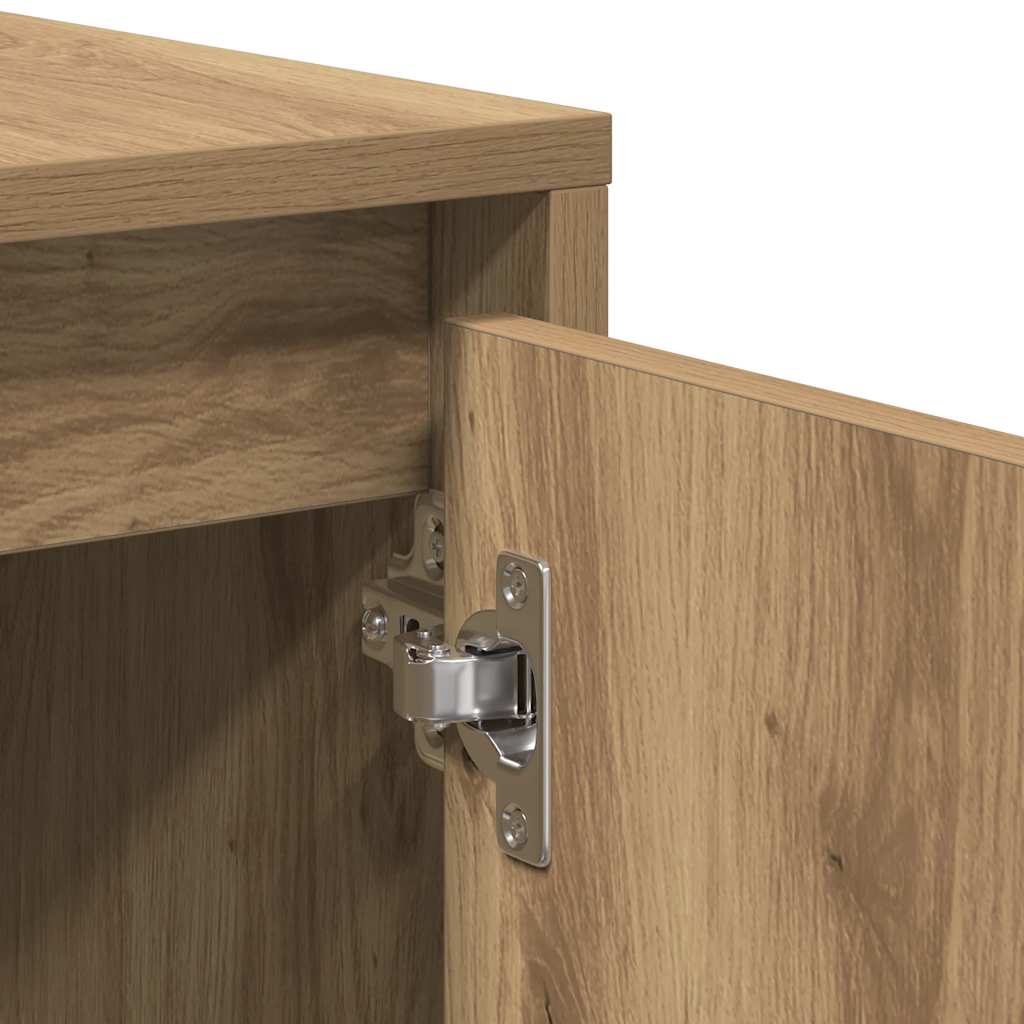 Έπιπλο Τηλεόρασης Αρτισιανή Δρυς 120x30x40,5 εκ Επεξ. Ξύλο - Pakobazaar